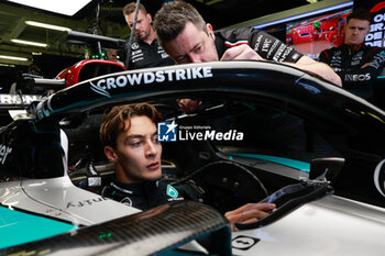 25/10/2024 - RUSSELL George (gbr), Mercedes AMG F1 Team W15, portrait during the Formula 1 Gran Premio de la Ciudad de Mexico 2024, 20th round of the 2024 Formula One World Championship from October 25 to 27, 2024 on the Autodromo Hermanos Rodriguez, in Mexico City, Mexico - F1 - MEXICO CITY GRAND PRIX 2024 - FORMULA 1 - MOTORI