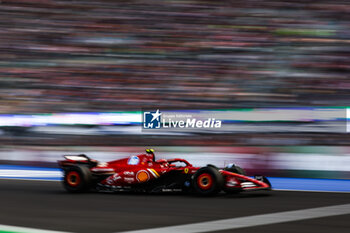 26/10/2024 - 55 SAINZ Carlos (spa), Scuderia Ferrari SF-24, action during the Formula 1 Gran Premio de la Ciudad de Mexico 2024, 20th round of the 2024 Formula One World Championship from October 25 to 27, 2024 on the Autodromo Hermanos Rodriguez, in Mexico City, Mexico - F1 - MEXICO CITY GRAND PRIX 2024 - FORMULA 1 - MOTORI