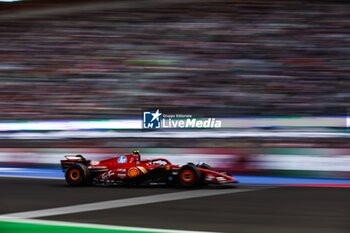 26/10/2024 - 55 SAINZ Carlos (spa), Scuderia Ferrari SF-24, action during the Formula 1 Gran Premio de la Ciudad de Mexico 2024, 20th round of the 2024 Formula One World Championship from October 25 to 27, 2024 on the Autodromo Hermanos Rodriguez, in Mexico City, Mexico - F1 - MEXICO CITY GRAND PRIX 2024 - FORMULA 1 - MOTORI