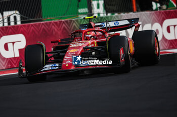 26/10/2024 - 55 SAINZ Carlos (spa), Scuderia Ferrari SF-24, action during the Formula 1 Gran Premio de la Ciudad de Mexico 2024, 20th round of the 2024 Formula One World Championship from October 25 to 27, 2024 on the Autodromo Hermanos Rodriguez, in Mexico City, Mexico - F1 - MEXICO CITY GRAND PRIX 2024 - FORMULA 1 - MOTORI