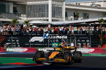 26/10/2024 - 04 NORRIS Lando (gbr), McLaren F1 Team MCL38, action during the Formula 1 Gran Premio de la Ciudad de Mexico 2024, 20th round of the 2024 Formula One World Championship from October 25 to 27, 2024 on the Autodromo Hermanos Rodriguez, in Mexico City, Mexico - F1 - MEXICO CITY GRAND PRIX 2024 - FORMULA 1 - MOTORI