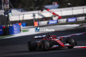 26/10/2024 - 16 LECLERC Charles (mco), Scuderia Ferrari SF-24, action during the Formula 1 Gran Premio de la Ciudad de Mexico 2024, 20th round of the 2024 Formula One World Championship from October 25 to 27, 2024 on the Autodromo Hermanos Rodriguez, in Mexico City, Mexico - F1 - MEXICO CITY GRAND PRIX 2024 - FORMULA 1 - MOTORI