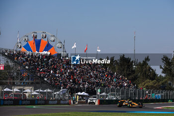 26/10/2024 - 04 NORRIS Lando (gbr), McLaren F1 Team MCL38, action during the Formula 1 Gran Premio de la Ciudad de Mexico 2024, 20th round of the 2024 Formula One World Championship from October 25 to 27, 2024 on the Autodromo Hermanos Rodriguez, in Mexico City, Mexico - F1 - MEXICO CITY GRAND PRIX 2024 - FORMULA 1 - MOTORI