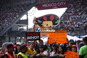 26/10/2024 - Ambiance, Mexican Fans during the Formula 1 Gran Premio de la Ciudad de Mexico 2024, 20th round of the 2024 Formula One World Championship from October 25 to 27, 2024 on the Autodromo Hermanos Rodriguez, in Mexico City, Mexico - F1 - MEXICO CITY GRAND PRIX 2024 - FORMULA 1 - MOTORI