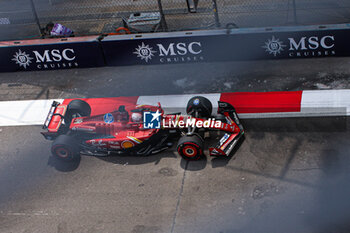 26/10/2024 - 16 LECLERC Charles (mco), Scuderia Ferrari SF-24, action during the Formula 1 Gran Premio de la Ciudad de Mexico 2024, 20th round of the 2024 Formula One World Championship from October 25 to 27, 2024 on the Autodromo Hermanos Rodriguez, in Mexico City, Mexico - F1 - MEXICO CITY GRAND PRIX 2024 - FORMULA 1 - MOTORI