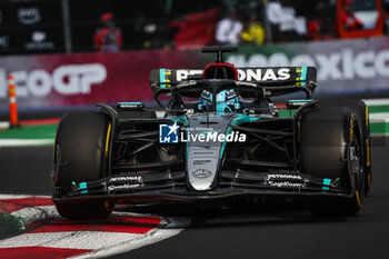 26/10/2024 - 63 RUSSELL George (gbr), Mercedes AMG F1 Team W15, action during the Formula 1 Gran Premio de la Ciudad de Mexico 2024, 20th round of the 2024 Formula One World Championship from October 25 to 27, 2024 on the Autodromo Hermanos Rodriguez, in Mexico City, Mexico - F1 - MEXICO CITY GRAND PRIX 2024 - FORMULA 1 - MOTORI