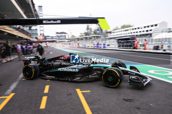 26/10/2024 - 63 RUSSELL George (gbr), Mercedes AMG F1 Team W15, action during the Formula 1 Gran Premio de la Ciudad de Mexico 2024, 20th round of the 2024 Formula One World Championship from October 25 to 27, 2024 on the Autodromo Hermanos Rodriguez, in Mexico City, Mexico - F1 - MEXICO CITY GRAND PRIX 2024 - FORMULA 1 - MOTORI