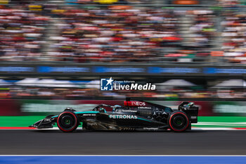 26/10/2024 - 63 RUSSELL George (gbr), Mercedes AMG F1 Team W15, action during the Formula 1 Gran Premio de la Ciudad de Mexico 2024, 20th round of the 2024 Formula One World Championship from October 25 to 27, 2024 on the Autodromo Hermanos Rodriguez, in Mexico City, Mexico - F1 - MEXICO CITY GRAND PRIX 2024 - FORMULA 1 - MOTORI