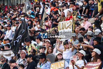 27/10/2024 - spectators, fans, of the APX GP Team for the Apex F1 movie by Apple Studios / Bruckheimer Films during the Formula 1 Gran Premio de la Ciudad de Mexico 2024, 20th round of the 2024 Formula One World Championship from October 25 to 27, 2024 on the Autodromo Hermanos Rodriguez, in Mexico City, Mexico - F1 - MEXICO CITY GRAND PRIX 2024 - FORMULA 1 - MOTORI