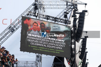 27/10/2024 - APX GP Team crew filming in the paddock for the Apex F1 movie by Apple Studios / Bruckheimer Filmsduring the Formula 1 Gran Premio de la Ciudad de Mexico 2024, 20th round of the 2024 Formula One World Championship from October 25 to 27, 2024 on the Autodromo Hermanos Rodriguez, in Mexico City, Mexico - F1 - MEXICO CITY GRAND PRIX 2024 - FORMULA 1 - MOTORI