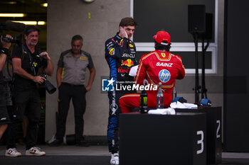 27/10/2024 - SAINZ Carlos (spa), Scuderia Ferrari SF-24, VERSTAPPEN Max (ned), Red Bull Racing RB20, portrait during the Formula 1 Gran Premio de la Ciudad de Mexico 2024, 20th round of the 2024 Formula One World Championship from October 25 to 27, 2024 on the Autodromo Hermanos Rodriguez, in Mexico City, Mexico - F1 - MEXICO CITY GRAND PRIX 2024 - FORMULA 1 - MOTORI