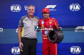 27/10/2024 - SAINZ Carlos (spa), Scuderia Ferrari SF-24, portrait during the Formula 1 Gran Premio de la Ciudad de Mexico 2024, 20th round of the 2024 Formula One World Championship from October 25 to 27, 2024 on the Autodromo Hermanos Rodriguez, in Mexico City, Mexico - F1 - MEXICO CITY GRAND PRIX 2024 - FORMULA 1 - MOTORI