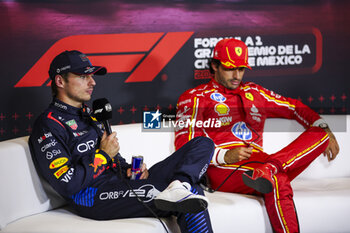 27/10/2024 - Press Conference, VERSTAPPEN Max (ned), Red Bull Racing RB20, portrait during the Formula 1 Gran Premio de la Ciudad de Mexico 2024, 20th round of the 2024 Formula One World Championship from October 25 to 27, 2024 on the Autodromo Hermanos Rodriguez, in Mexico City, Mexico - F1 - MEXICO CITY GRAND PRIX 2024 - FORMULA 1 - MOTORI