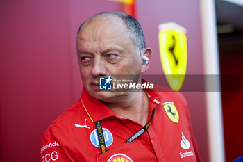 27/10/2024 - VASSEUR Frédéric (fra), Team Principal & General Manager of the Scuderia Ferrari, portrait during the Formula 1 Gran Premio de la Ciudad de Mexico 2024, 20th round of the 2024 Formula One World Championship from October 25 to 27, 2024 on the Autodromo Hermanos Rodriguez, in Mexico City, Mexico - F1 - MEXICO CITY GRAND PRIX 2024 - FORMULA 1 - MOTORI