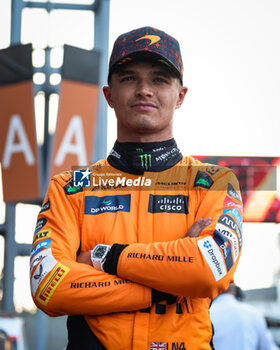 27/10/2024 - NORRIS Lando (gbr), McLaren F1 Team MCL38, portrait during the Formula 1 Gran Premio de la Ciudad de Mexico 2024, 20th round of the 2024 Formula One World Championship from October 25 to 27, 2024 on the Autodromo Hermanos Rodriguez, in Mexico City, Mexico - F1 - MEXICO CITY GRAND PRIX 2024 - FORMULA 1 - MOTORI