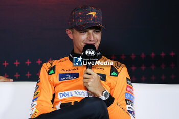 27/10/2024 - NORRIS Lando (gbr), McLaren F1 Team MCL38, portrait during the Formula 1 Gran Premio de la Ciudad de Mexico 2024, 20th round of the 2024 Formula One World Championship from October 25 to 27, 2024 on the Autodromo Hermanos Rodriguez, in Mexico City, Mexico - F1 - MEXICO CITY GRAND PRIX 2024 - FORMULA 1 - MOTORI