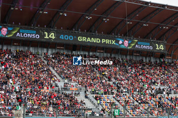 27/10/2024 - ALONSO Fernando (spa), Aston Martin F1 Team AMR24, 400th Grand Prix during the Formula 1 Gran Premio de la Ciudad de Mexico 2024, 20th round of the 2024 Formula One World Championship from October 25 to 27, 2024 on the Autodromo Hermanos Rodriguez, in Mexico City, Mexico - F1 - MEXICO CITY GRAND PRIX 2024 - FORMULA 1 - MOTORI