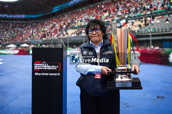 27/10/2024 - Trophy Marshal award during the Formula 1 Gran Premio de la Ciudad de Mexico 2024, 20th round of the 2024 Formula One World Championship from October 25 to 27, 2024 on the Autodromo Hermanos Rodriguez, in Mexico City, Mexico - F1 - MEXICO CITY GRAND PRIX 2024 - FORMULA 1 - MOTORI