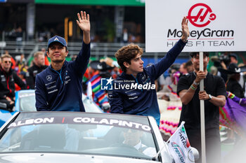 27/10/2024 - ALBON Alexander (tha), Williams Racing FW46, COLAPINTO Franco (arg), Williams Racing FW46, portrait, during the Formula 1 Gran Premio de la Ciudad de Mexico 2024, 20th round of the 2024 Formula One World Championship from October 25 to 27, 2024 on the Autodromo Hermanos Rodriguez, in Mexico City, Mexico - F1 - MEXICO CITY GRAND PRIX 2024 - FORMULA 1 - MOTORI