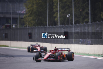 27/10/2024 - 55 SAINZ Carlos (spa), Scuderia Ferrari SF-24, action during the Formula 1 Gran Premio de la Ciudad de Mexico 2024, 20th round of the 2024 Formula One World Championship from October 25 to 27, 2024 on the Autodromo Hermanos Rodriguez, in Mexico City, Mexico - F1 - MEXICO CITY GRAND PRIX 2024 - FORMULA 1 - MOTORI