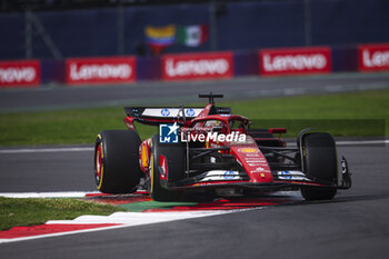 27/10/2024 - 16 LECLERC Charles (mco), Scuderia Ferrari SF-24, action during the Formula 1 Gran Premio de la Ciudad de Mexico 2024, 20th round of the 2024 Formula One World Championship from October 25 to 27, 2024 on the Autodromo Hermanos Rodriguez, in Mexico City, Mexico - F1 - MEXICO CITY GRAND PRIX 2024 - FORMULA 1 - MOTORI