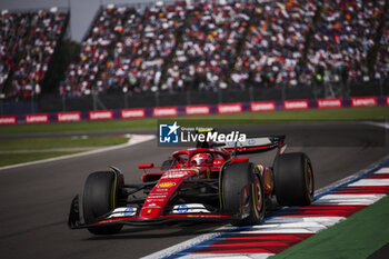 27/10/2024 - 55 SAINZ Carlos (spa), Scuderia Ferrari SF-24, action during the Formula 1 Gran Premio de la Ciudad de Mexico 2024, 20th round of the 2024 Formula One World Championship from October 25 to 27, 2024 on the Autodromo Hermanos Rodriguez, in Mexico City, Mexico - F1 - MEXICO CITY GRAND PRIX 2024 - FORMULA 1 - MOTORI