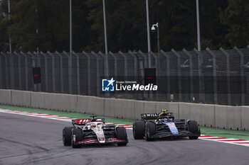 27/10/2024 - 20 MAGNUSSEN Kevin (den), Haas F1 Team VF-24 Ferrari, 43 COLAPINTO Franco (arg), Williams Racing FW46, action during the Formula 1 Gran Premio de la Ciudad de Mexico 2024, 20th round of the 2024 Formula One World Championship from October 25 to 27, 2024 on the Autodromo Hermanos Rodriguez, in Mexico City, Mexico - F1 - MEXICO CITY GRAND PRIX 2024 - FORMULA 1 - MOTORI