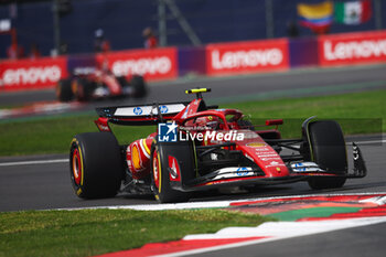 27/10/2024 - 55 SAINZ Carlos (spa), Scuderia Ferrari SF-24, action during the Formula 1 Gran Premio de la Ciudad de Mexico 2024, 20th round of the 2024 Formula One World Championship from October 25 to 27, 2024 on the Autodromo Hermanos Rodriguez, in Mexico City, Mexico - F1 - MEXICO CITY GRAND PRIX 2024 - FORMULA 1 - MOTORI