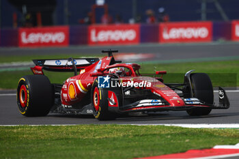 27/10/2024 - 16 LECLERC Charles (mco), Scuderia Ferrari SF-24, action during the Formula 1 Gran Premio de la Ciudad de Mexico 2024, 20th round of the 2024 Formula One World Championship from October 25 to 27, 2024 on the Autodromo Hermanos Rodriguez, in Mexico City, Mexico - F1 - MEXICO CITY GRAND PRIX 2024 - FORMULA 1 - MOTORI