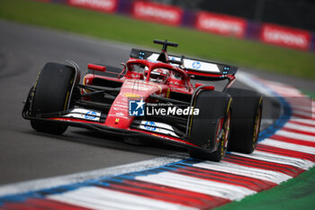 27/10/2024 - 16 LECLERC Charles (mco), Scuderia Ferrari SF-24, action during the Formula 1 Gran Premio de la Ciudad de Mexico 2024, 20th round of the 2024 Formula One World Championship from October 25 to 27, 2024 on the Autodromo Hermanos Rodriguez, in Mexico City, Mexico - F1 - MEXICO CITY GRAND PRIX 2024 - FORMULA 1 - MOTORI