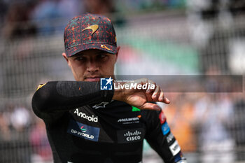 27/10/2024 - NORRIS Lando (gbr), McLaren F1 Team MCL38, portrait during the Formula 1 Gran Premio de la Ciudad de Mexico 2024, 20th round of the 2024 Formula One World Championship from October 25 to 27, 2024 on the Autodromo Hermanos Rodriguez, in Mexico City, Mexico - F1 - MEXICO CITY GRAND PRIX 2024 - FORMULA 1 - MOTORI