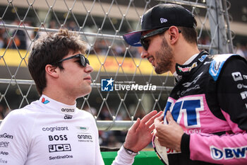 27/10/2024 - STROLL Lance (can), Aston Martin F1 Team AMR24, portrait and OCON Esteban (fra), Alpine F1 Team A524, portrait during the Formula 1 Gran Premio de la Ciudad de Mexico 2024, 20th round of the 2024 Formula One World Championship from October 25 to 27, 2024 on the Autodromo Hermanos Rodriguez, in Mexico City, Mexico - F1 - MEXICO CITY GRAND PRIX 2024 - FORMULA 1 - MOTORI