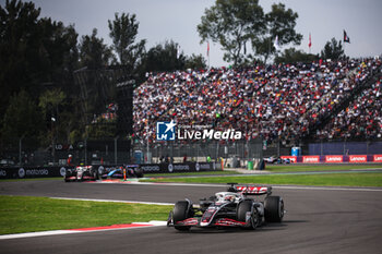 27/10/2024 - 20 MAGNUSSEN Kevin (den), Haas F1 Team VF-24 Ferrari, action during the Formula 1 Gran Premio de la Ciudad de Mexico 2024, 20th round of the 2024 Formula One World Championship from October 25 to 27, 2024 on the Autodromo Hermanos Rodriguez, in Mexico City, Mexico - F1 - MEXICO CITY GRAND PRIX 2024 - FORMULA 1 - MOTORI