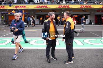 27/10/2024 - STELLA Andrea (ita), Team Principal of McLaren F1 Team, portrait and BROWN Zak (usa), CEO of of McLaren Racing, portrait during the Formula 1 Gran Premio de la Ciudad de Mexico 2024, 20th round of the 2024 Formula One World Championship from October 25 to 27, 2024 on the Autodromo Hermanos Rodriguez, in Mexico City, Mexico - F1 - MEXICO CITY GRAND PRIX 2024 - FORMULA 1 - MOTORI