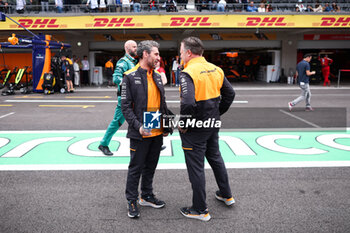 27/10/2024 - STELLA Andrea (ita), Team Principal of McLaren F1 Team, portrait and BROWN Zak (usa), CEO of of McLaren Racing, portrait during the Formula 1 Gran Premio de la Ciudad de Mexico 2024, 20th round of the 2024 Formula One World Championship from October 25 to 27, 2024 on the Autodromo Hermanos Rodriguez, in Mexico City, Mexico - F1 - MEXICO CITY GRAND PRIX 2024 - FORMULA 1 - MOTORI