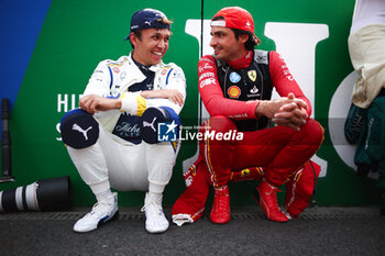 27/10/2024 - ALBON Alexander (tha), Williams Racing FW46, portrait and SAINZ Carlos (spa), Scuderia Ferrari SF-24, portrait during the Formula 1 Gran Premio de la Ciudad de Mexico 2024, 20th round of the 2024 Formula One World Championship from October 25 to 27, 2024 on the Autodromo Hermanos Rodriguez, in Mexico City, Mexico - F1 - MEXICO CITY GRAND PRIX 2024 - FORMULA 1 - MOTORI