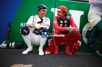 27/10/2024 - ALBON Alexander (tha), Williams Racing FW46, portrait and SAINZ Carlos (spa), Scuderia Ferrari SF-24, portrait during the Formula 1 Gran Premio de la Ciudad de Mexico 2024, 20th round of the 2024 Formula One World Championship from October 25 to 27, 2024 on the Autodromo Hermanos Rodriguez, in Mexico City, Mexico - F1 - MEXICO CITY GRAND PRIX 2024 - FORMULA 1 - MOTORI