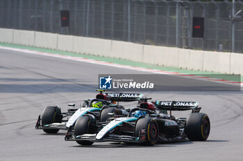 27/10/2024 - 44 HAMILTON Lewis (gbr), Mercedes AMG F1 Team W15, action and 63 RUSSELL George (gbr), Mercedes AMG F1 Team W15, action during the Formula 1 Gran Premio de la Ciudad de Mexico 2024, 20th round of the 2024 Formula One World Championship from October 25 to 27, 2024 on the Autodromo Hermanos Rodriguez, in Mexico City, Mexico - F1 - MEXICO CITY GRAND PRIX 2024 - FORMULA 1 - MOTORI