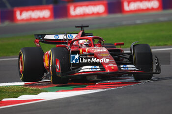 27/10/2024 - 16 LECLERC Charles (mco), Scuderia Ferrari SF-24, action during the Formula 1 Gran Premio de la Ciudad de Mexico 2024, 20th round of the 2024 Formula One World Championship from October 25 to 27, 2024 on the Autodromo Hermanos Rodriguez, in Mexico City, Mexico - F1 - MEXICO CITY GRAND PRIX 2024 - FORMULA 1 - MOTORI