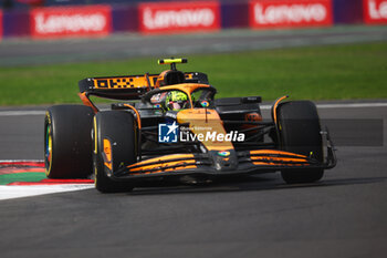 27/10/2024 - 04 NORRIS Lando (gbr), McLaren F1 Team MCL38, action during the Formula 1 Gran Premio de la Ciudad de Mexico 2024, 20th round of the 2024 Formula One World Championship from October 25 to 27, 2024 on the Autodromo Hermanos Rodriguez, in Mexico City, Mexico - F1 - MEXICO CITY GRAND PRIX 2024 - FORMULA 1 - MOTORI