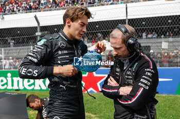 27/10/2024 - RUSSELL George (gbr), Mercedes AMG F1 Team W15, portrait during the Formula 1 Gran Premio de la Ciudad de Mexico 2024, 20th round of the 2024 Formula One World Championship from October 25 to 27, 2024 on the Autodromo Hermanos Rodriguez, in Mexico City, Mexico - F1 - MEXICO CITY GRAND PRIX 2024 - FORMULA 1 - MOTORI