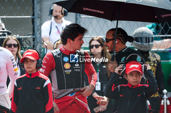 27/10/2024 - LECLERC Charles (mco), Scuderia Ferrari SF-24, HAMILTON Lewis (gbr), Mercedes AMG F1 Team W15, portrait during the Formula 1 Gran Premio de la Ciudad de Mexico 2024, 20th round of the 2024 Formula One World Championship from October 25 to 27, 2024 on the Autodromo Hermanos Rodriguez, in Mexico City, Mexico - F1 - MEXICO CITY GRAND PRIX 2024 - FORMULA 1 - MOTORI