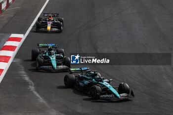 27/10/2024 - 18 STROLL Lance (can), Aston Martin F1 Team AMR24, 14 ALONSO Fernando (spa), Aston Martin F1 Team AMR24, action during the Formula 1 Gran Premio de la Ciudad de Mexico 2024, 20th round of the 2024 Formula One World Championship from October 25 to 27, 2024 on the Autodromo Hermanos Rodriguez, in Mexico City, Mexico - F1 - MEXICO CITY GRAND PRIX 2024 - FORMULA 1 - MOTORI