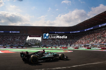 27/10/2024 - 63 RUSSELL George (gbr), Mercedes AMG F1 Team W15, action during the Formula 1 Gran Premio de la Ciudad de Mexico 2024, 20th round of the 2024 Formula One World Championship from October 25 to 27, 2024 on the Autodromo Hermanos Rodriguez, in Mexico City, Mexico - F1 - MEXICO CITY GRAND PRIX 2024 - FORMULA 1 - MOTORI