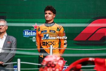 2024-10-28 - NORRIS Lando (gbr), McLaren F1 Team MCL38, portrait podium during the Formula 1 Gran Premio de la Ciudad de Mexico 2024, 20th round of the 2024 Formula One World Championship from October 25 to 27, 2024 on the Autodromo Hermanos Rodriguez, in Mexico City, Mexico - F1 - MEXICO CITY GRAND PRIX 2024 - FORMULA 1 - MOTORS