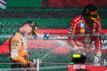 2024-10-28 - NORRIS Lando (gbr), McLaren F1 Team MCL38, portrait podium during the Formula 1 Gran Premio de la Ciudad de Mexico 2024, 20th round of the 2024 Formula One World Championship from October 25 to 27, 2024 on the Autodromo Hermanos Rodriguez, in Mexico City, Mexico - F1 - MEXICO CITY GRAND PRIX 2024 - FORMULA 1 - MOTORS