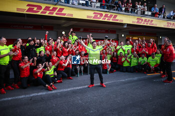 2024-10-28 - Scuderia Ferrari win celebration, SAINZ Carlos (spa), Scuderia Ferrari SF-24, portrait during the Formula 1 Gran Premio de la Ciudad de Mexico 2024, 20th round of the 2024 Formula One World Championship from October 25 to 27, 2024 on the Autodromo Hermanos Rodriguez, in Mexico City, Mexico - F1 - MEXICO CITY GRAND PRIX 2024 - FORMULA 1 - MOTORS