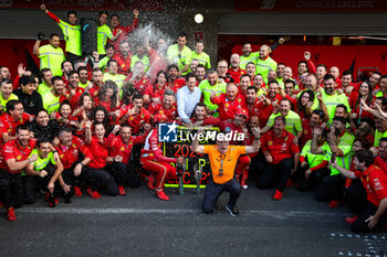 2024-10-28 - Scuderia Ferrari celebration with BROWN Zak (usa), CEO of of McLaren Racing, during the Formula 1 Gran Premio de la Ciudad de Mexico 2024, 20th round of the 2024 Formula One World Championship from October 25 to 27, 2024 on the Autodromo Hermanos Rodriguez, in Mexico City, Mexico - F1 - MEXICO CITY GRAND PRIX 2024 - FORMULA 1 - MOTORS