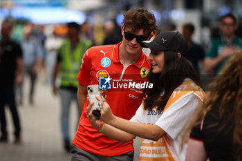 31/10/2024 - BEARMAN Oliver (gbr), Scuderia Ferrari SF-24, portrait during the Formula 1 Grande Premio de Sao Paulo 2024, 21th round of the 2024 Formula One World Championship from November 1 to 3, 2024 on the Interlagos Circuit, in Sao Paulo, Brazil - F1 - SAO PAULO GRAND PRIX 2024 - FORMULA 1 - MOTORI