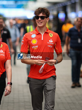 31/10/2024 - BEARMAN Oliver (gbr), Scuderia Ferrari SF-24, portrait during the Formula 1 Grande Premio de Sao Paulo 2024, 21th round of the 2024 Formula One World Championship from November 1 to 3, 2024 on the Interlagos Circuit, in Sao Paulo, Brazil - F1 - SAO PAULO GRAND PRIX 2024 - FORMULA 1 - MOTORI